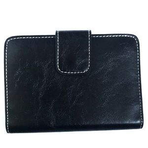 🌈Black Faux Leather Wallet
